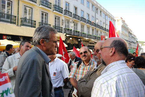 Accao de esclarecimento - Baixa de Lisboa 11Set 2008