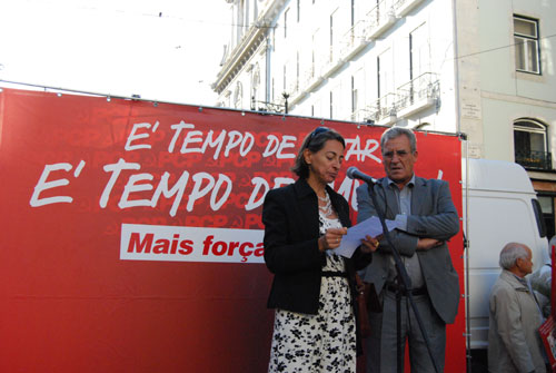 Accao de esclarecimento - Baixa de Lisboa 11Set 2008