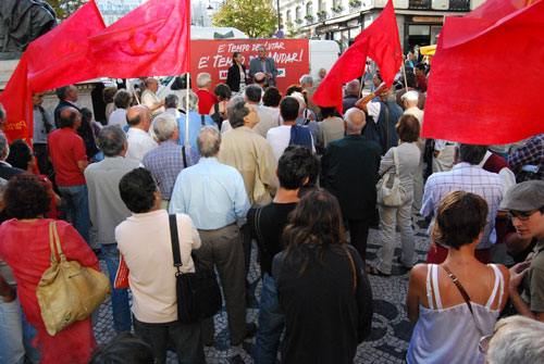 Accao de esclarecimento - Baixa de Lisboa 11Set 2008
