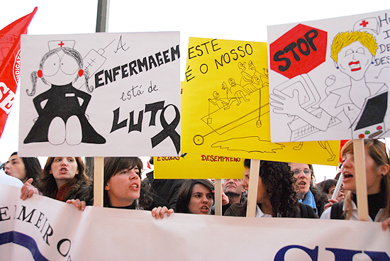 Jornada de Luta - Enfermeiros - 29-01-2010 Lisboa