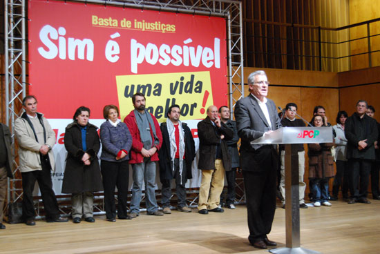 Comicio no Porto 10 de Janeiro 2009