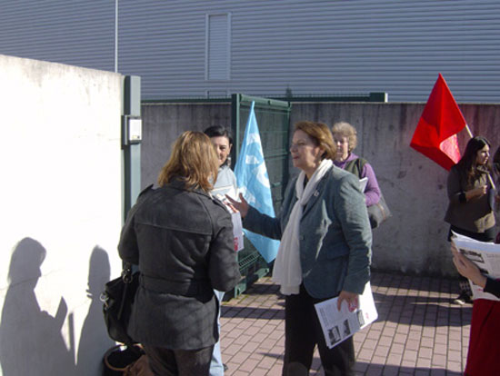 Accao na Grundig, em Braga