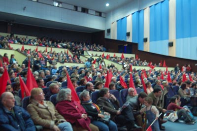 Comicio no Forum Lisboa, com Jer�nimo de Sousa