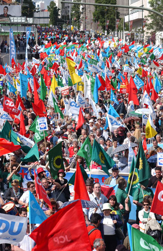 Marcha: Protesto, confianca e luta