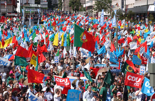 Marcha: Protesto, confianca e luta