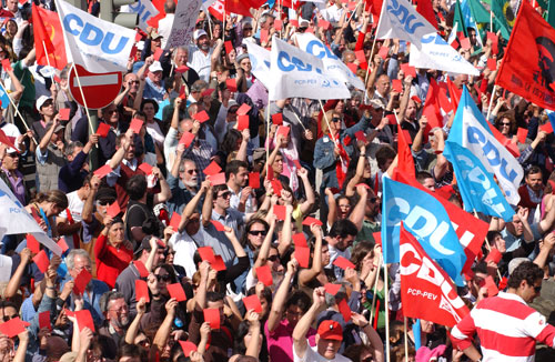 Marcha: Protesto, confianca e luta