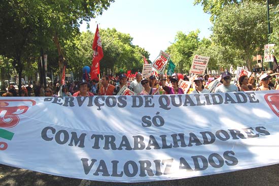 Manifestacao Nacional CGTP