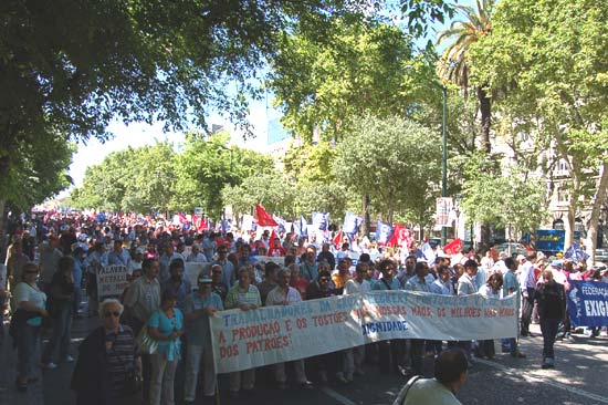 Manifestacao Nacional CGTP