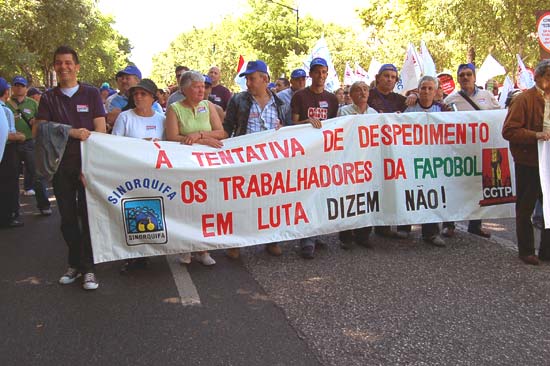 Manifestacao Nacional CGTP
