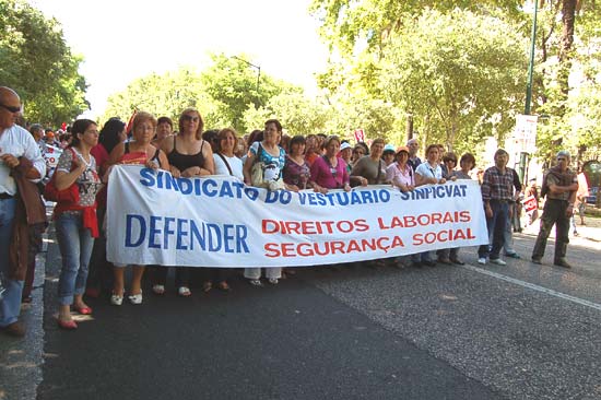 Manifestacao Nacional CGTP