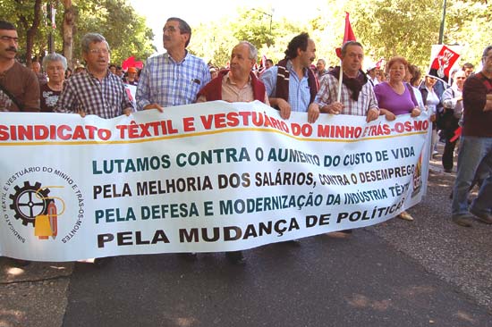 Manifestacao Nacional CGTP