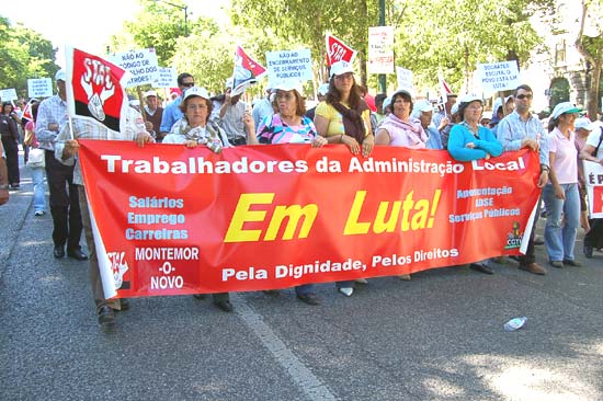 Manifestacao Nacional CGTP