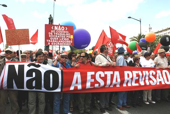 Manifestacao Nacional CGTP