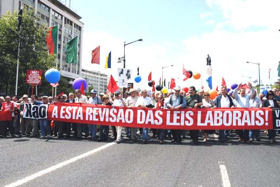 Manifestacao Nacional CGTP