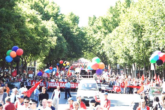Manifestacao Nacional CGTP