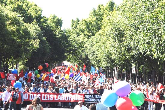 Manifestacao Nacional CGTP