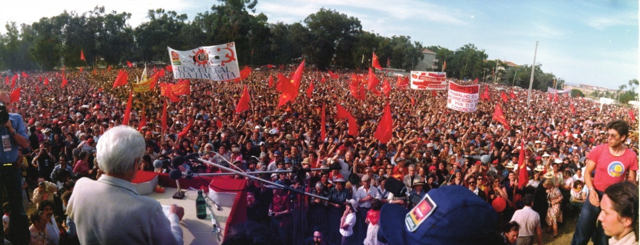 Comício que se seguiu ao Congresso, no Barreiro, a 3 de Junho de 1979