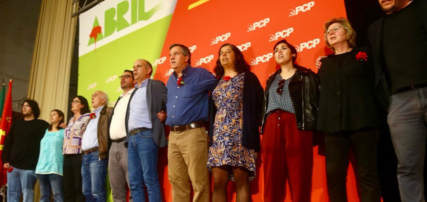 Comício «Força de Abril. A coragem de sempre!» na Baixa da Banheira