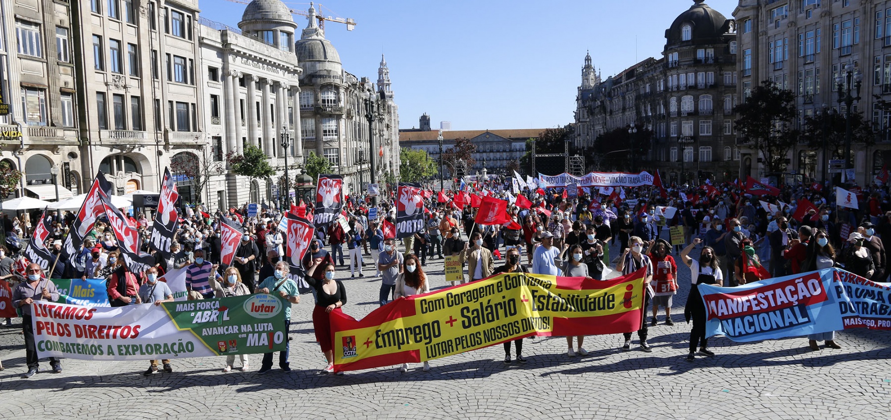 Manifestação da CGTP-IN «Afirmar a soberania - Por uma Europa dos trabalhadores e dos povos», Porto