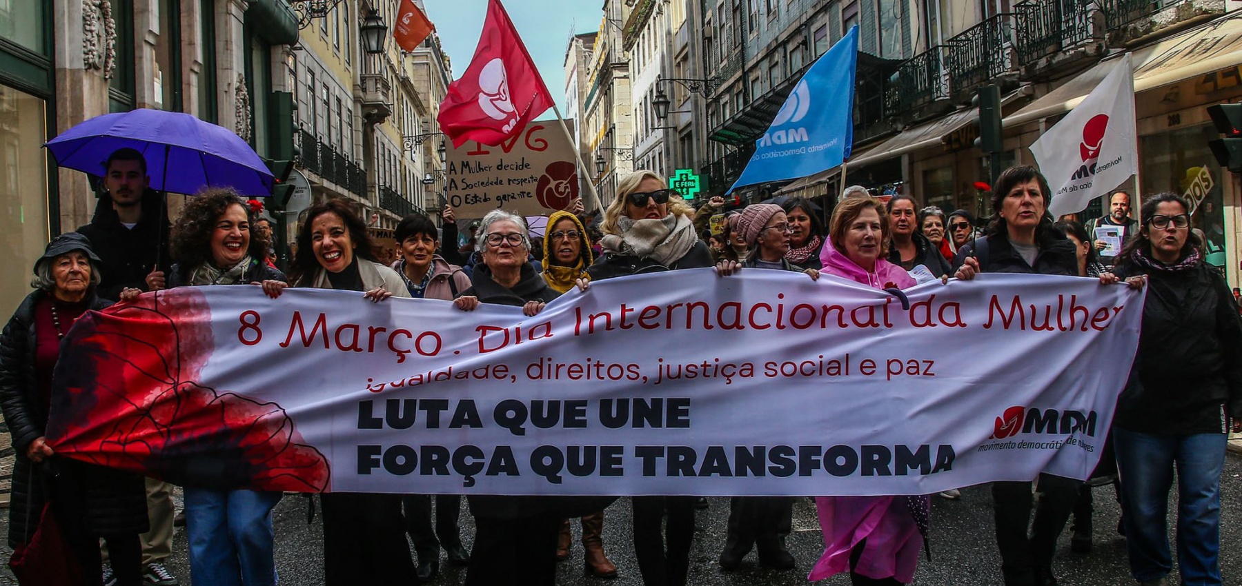 National Women's Demonstration organized by the Democratic Women's Movement (MDM), 2025