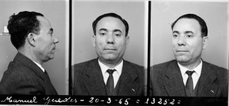 Ficha policial de Manuel Guedes