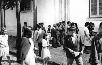 GNR actuando na repressão das greves