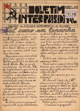 Boletim Inter-prisional (Aljube)