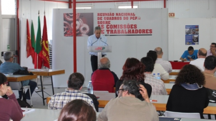 Reunião Nacional de Quadros do PCP sobre as Comissões de Trabalhadores