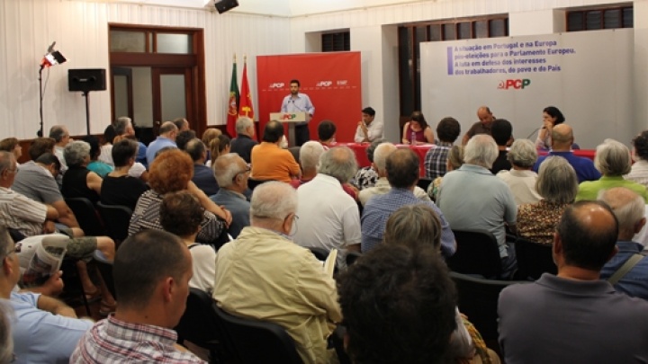 Acção e intervenção do PCP no Parlamento Europeu