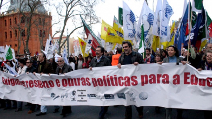 O Campo Pequeno voltou a ser palco de mais uma jornada histórica dos professores e educadores portugueses.