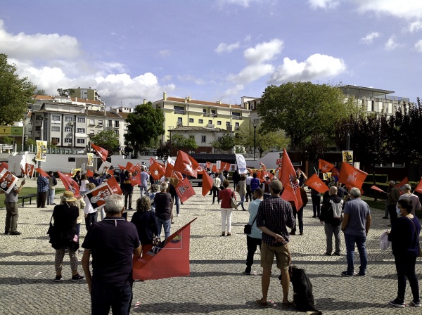 Acção de Luta Nacional da CGTP em Leiria