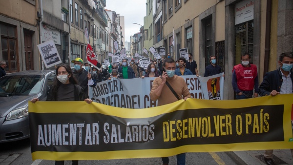Acção de Luta Nacional da CGTP no Porto