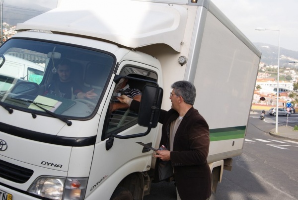 Acção de protesto contra o aumento do preço dos combustiveis