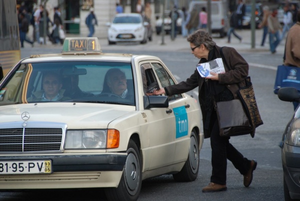 Acção de protesto contra o aumento do preço dos combustiveis