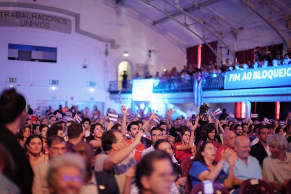 Acto de solidariedade «Juntos por Cuba»