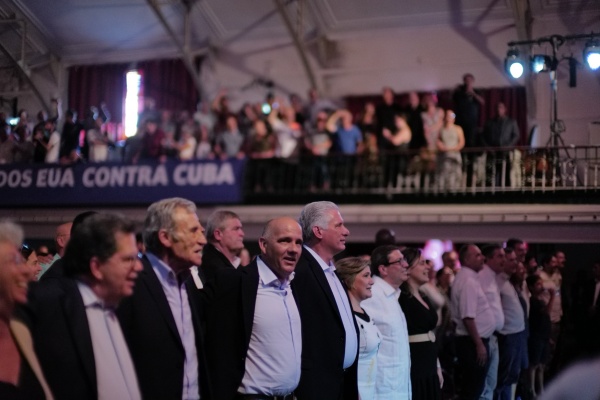 Acto de solidariedade «Juntos por Cuba»