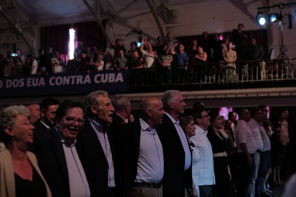 Acto de solidariedade «Juntos por Cuba»