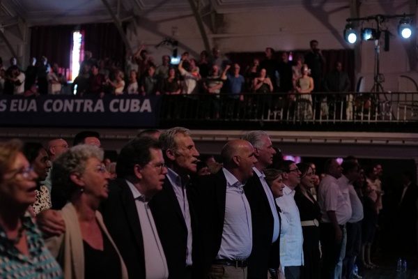 Acto de solidariedade «Juntos por Cuba»