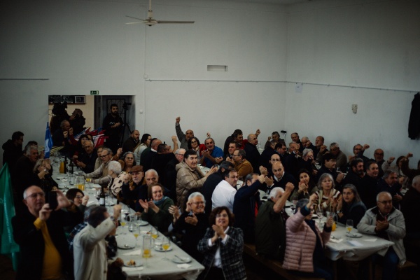 Almoço com reformados no Couço