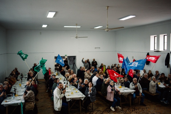 Almoço com reformados no Couço
