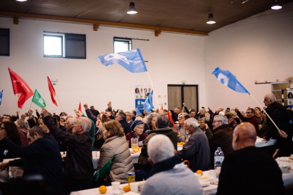 Almoço-Comício em Benavila, Avis