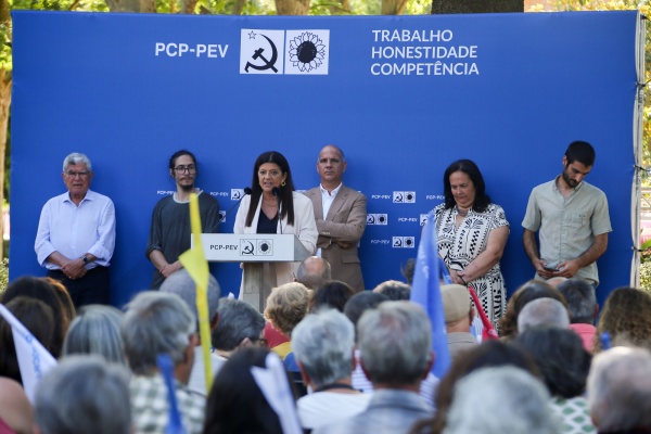 Apresentação da candidata da CDU à presidência do município de Grândola