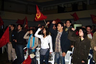 Comicio em Almada, com Odete Santos