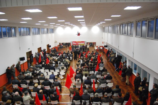 Comício em Alpiarça - 16 de Janeiro de 2009