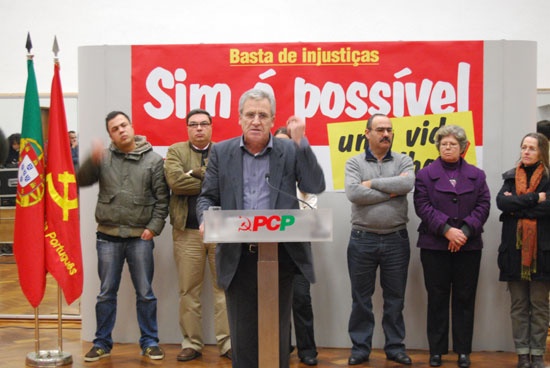 Comício em Alpiarça - 16 de Janeiro de 2009