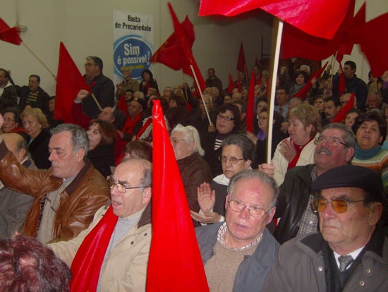 Comício em Pevidém - 08 de Fevereiro de 2009