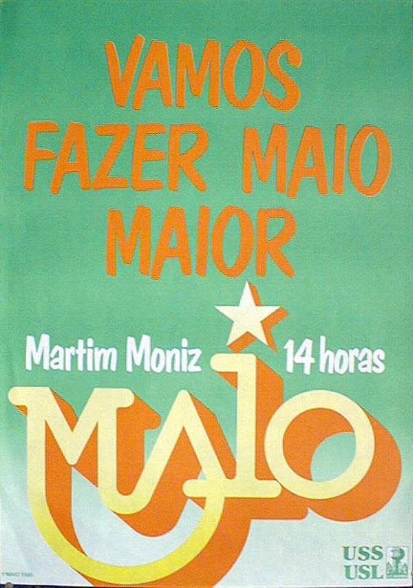 Cartazes 1º Maio - Dia Internacional do Trabalhador