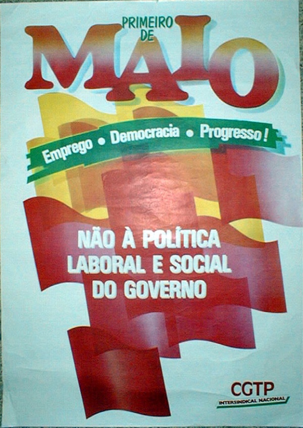 Cartazes 1º Maio - Dia Internacional do Trabalhador