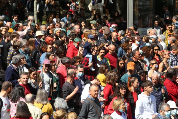 Comemorações populares do 25 de Abril em Lisboa