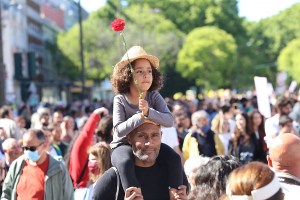 Comemorações populares do 25 de Abril em Lisboa
